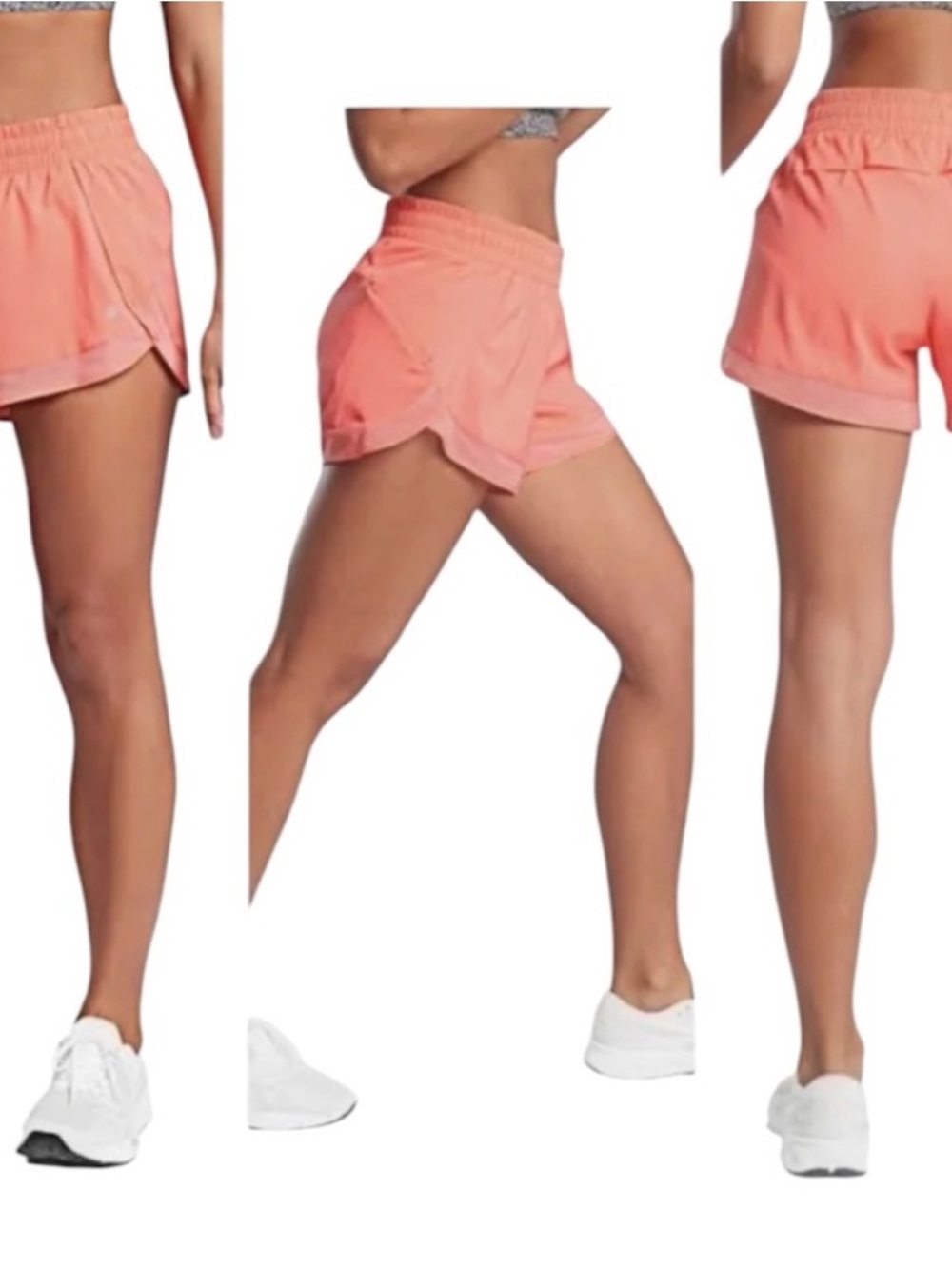 Athleta Coral Split-Hem Athletic Shorts